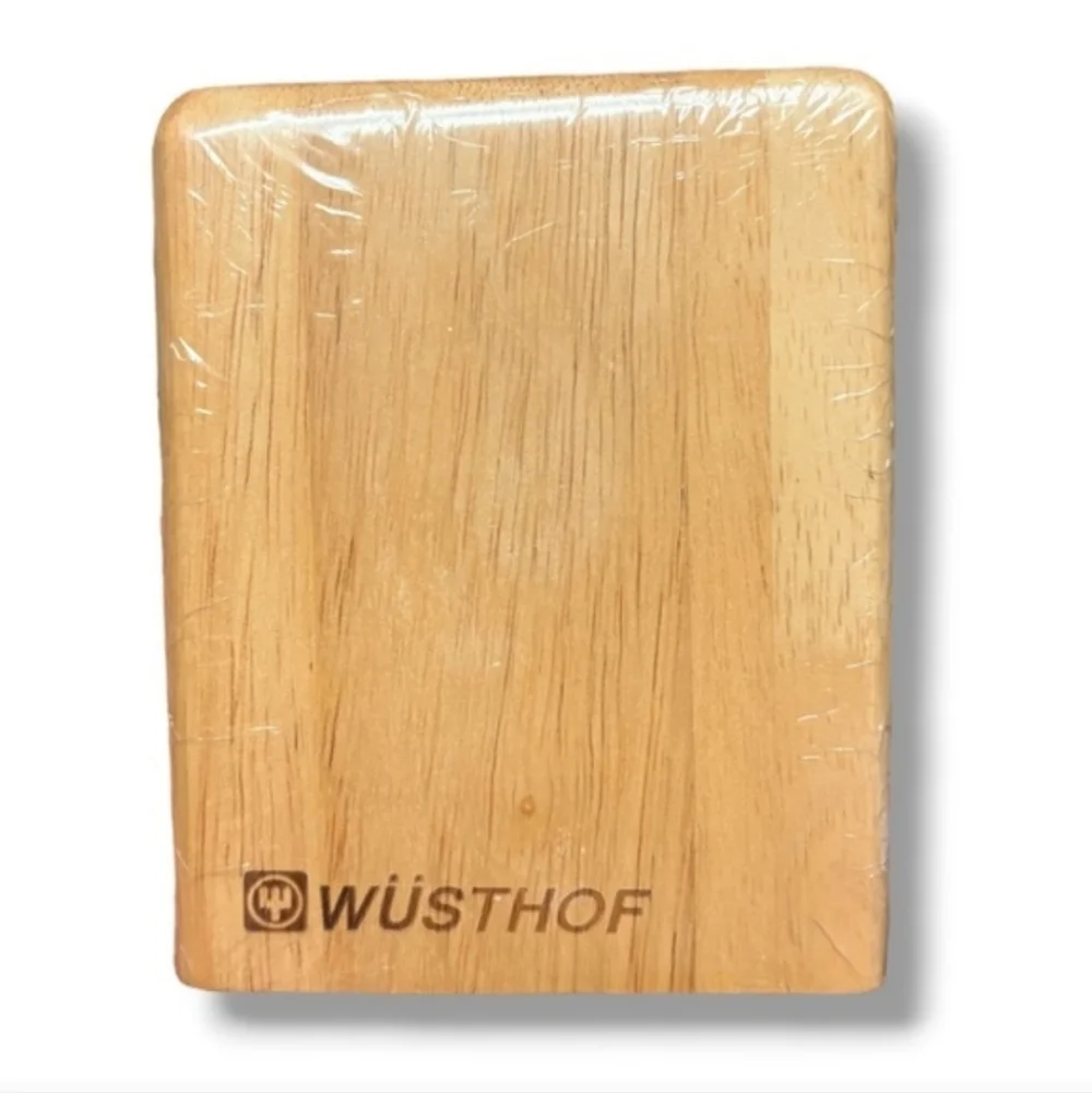 WUSTOF Wooden 6-Slot Steak Knife Block